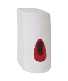 DN - 2T dávkovač na tekuté mýdlo, 400ml průzor červený